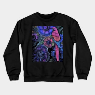 DART TROPICAL MACAW DECO DESIGN EXOTIC ART POSTER PRINT Crewneck Sweatshirt